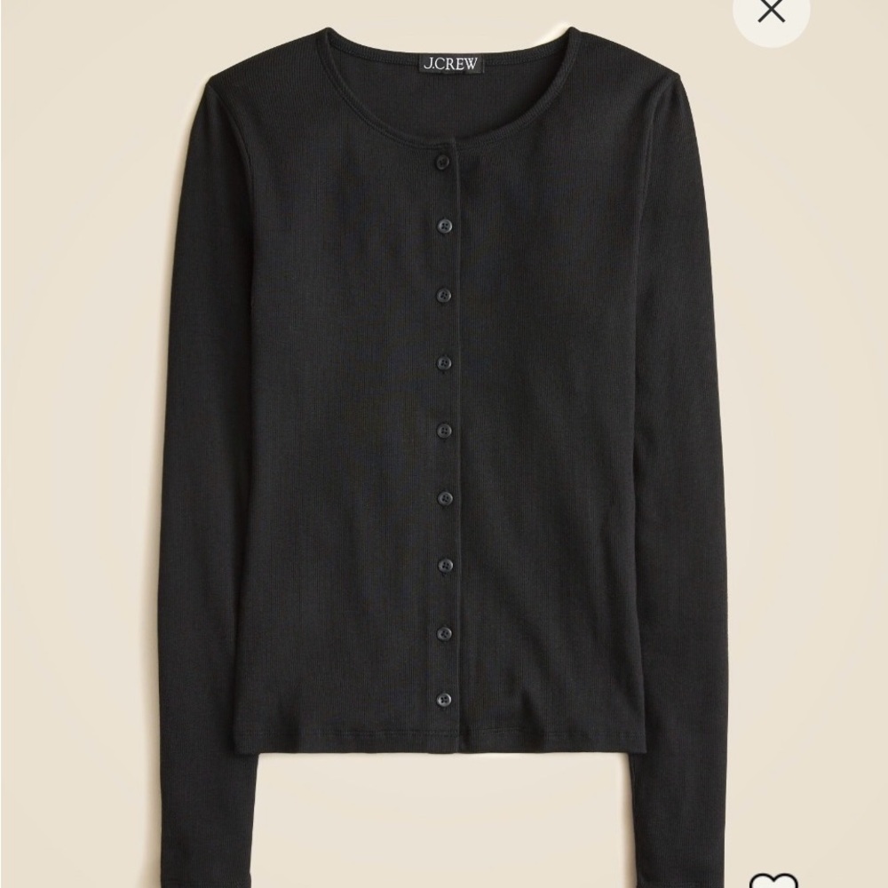 J. Crew Fine Rib Knit Cardigan 3X